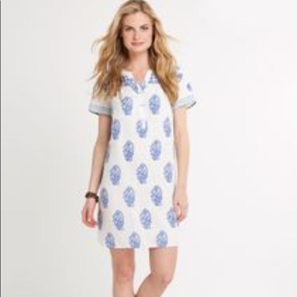 Vineyard Vines Dresses & Skirts - Nwt vineyard vines shell Flour Print linen dress